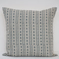 Alexa Indigo Linen Block Print Pillow Cover