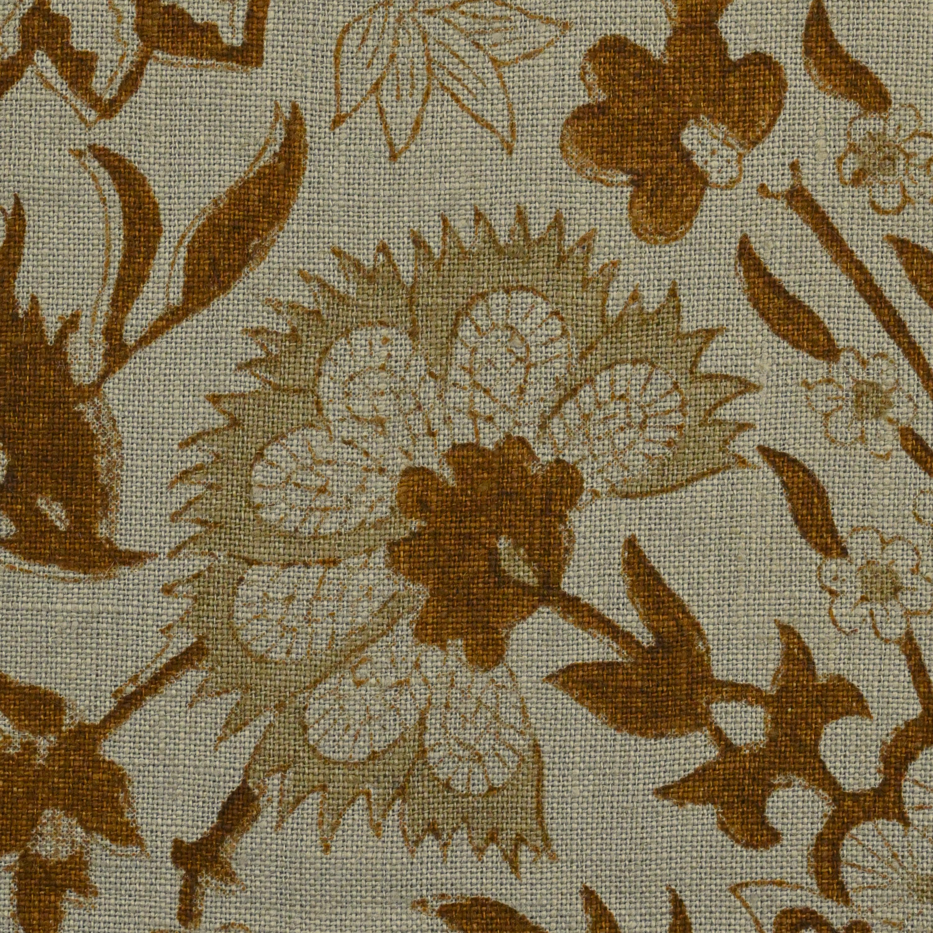 Botanical Linen Pillow Cover
