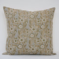 Maria Warm Linen Block Print Pillow Cover