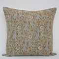 Maria Blush Linen Block Print Pillow Cover