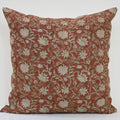 Molly Soft Sage Linen Block Print Pillow Cover