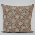Madelyn Off-White Linen Block Print Pillow Cover