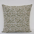 Kayla Tan Linen Block Print Pillow Cover