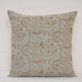 Sydney Terracotta Linen Block Print Pillow Cover