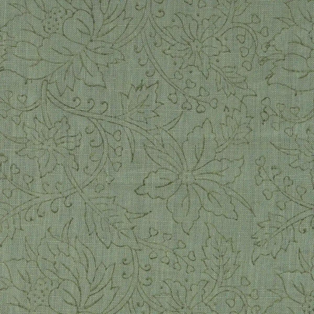 Oliva Hand Block Print Linen Pillow Cover
