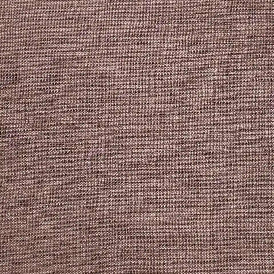 Rona Mauve Brown Solid Linen Fabric