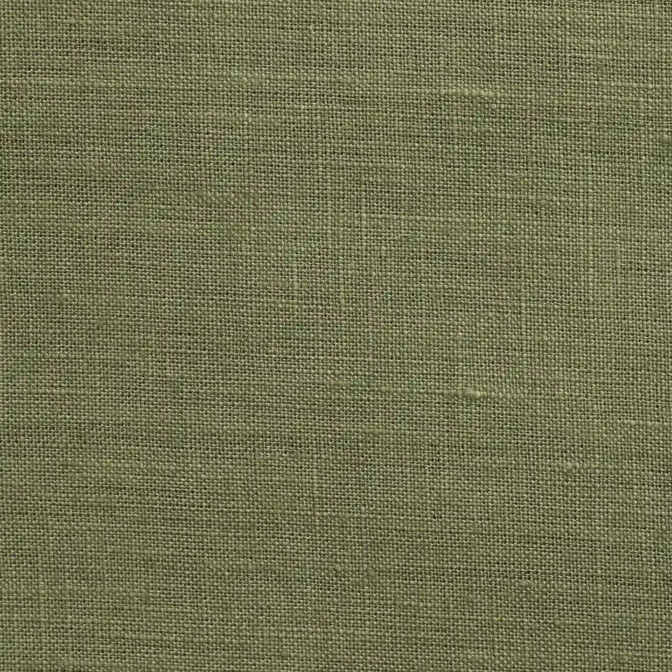 Olen Moss Solid Linen Fabric