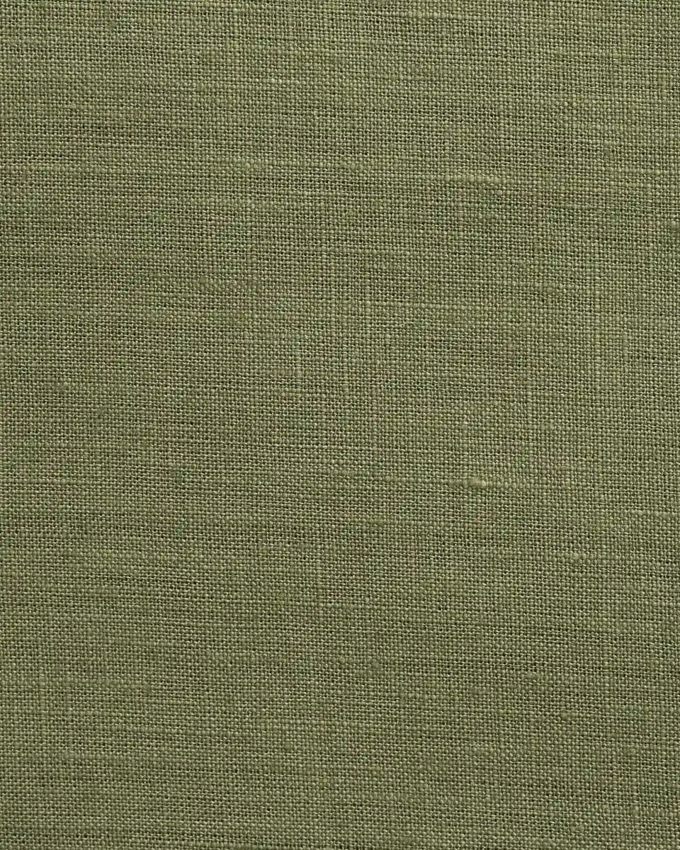 Olen Moss  Solid Linen Pillow Cover