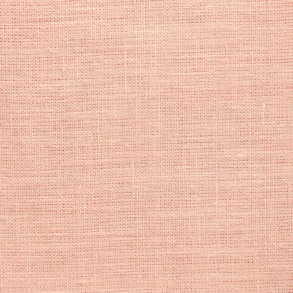 Nera Blush Pink Solid Linen Fabric