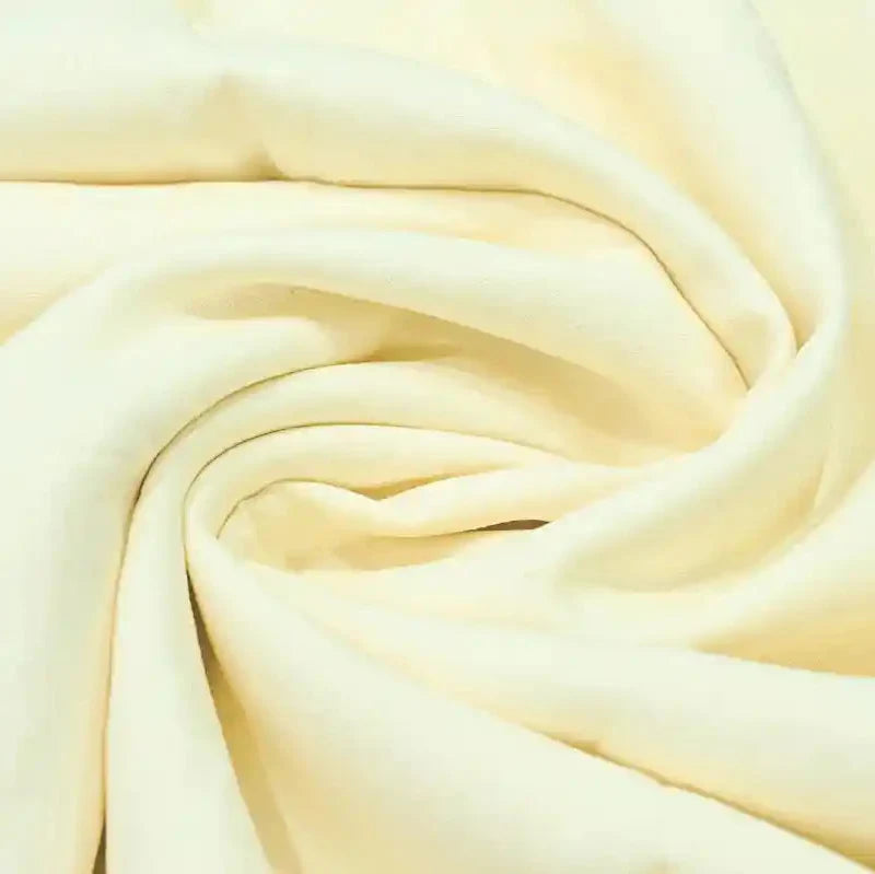 Ekim Pale Yellow solid Linen Fabric