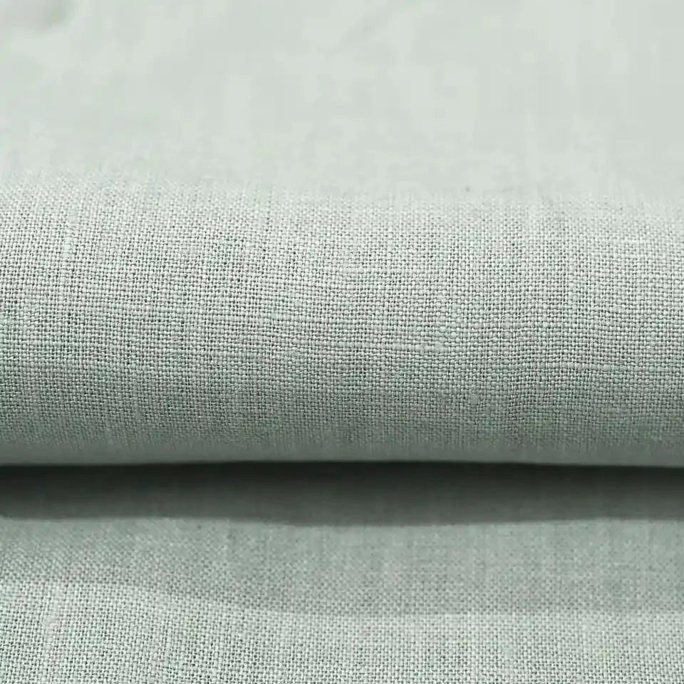 Nalo Gray solid Linen Fabric