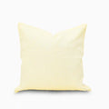 Ekim Pale Yellow solid Linen Pillow Cover