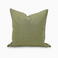 Olen Moss  Solid Linen Pillow Cover