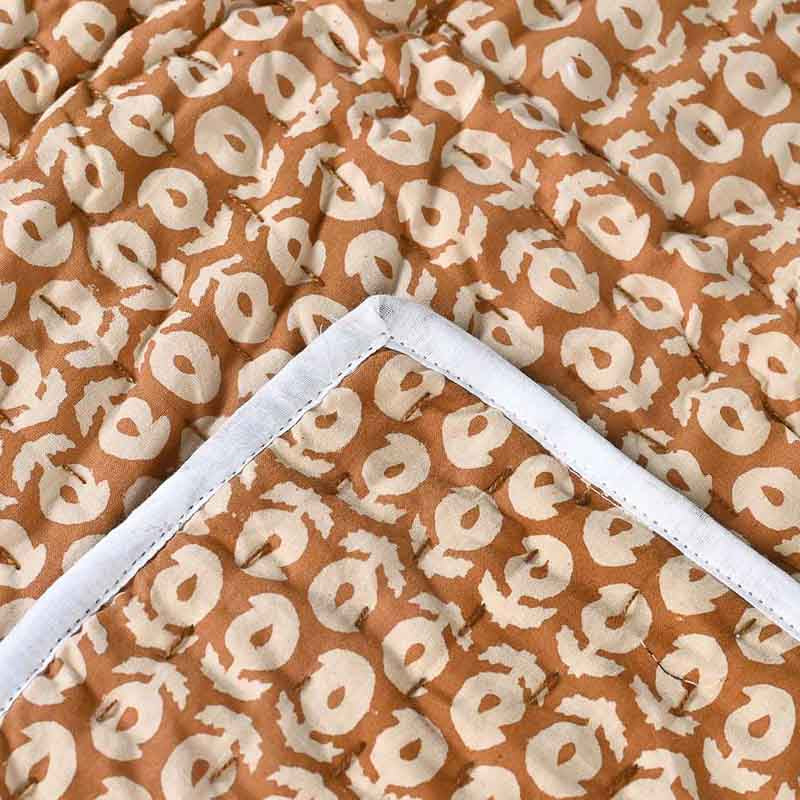 Hydrongea Hand Block Printed Quilt