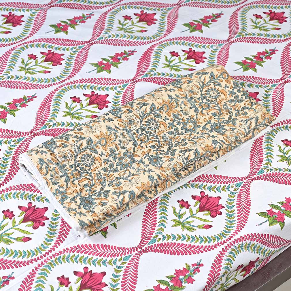 Sacred Hand Block Printed Quilt