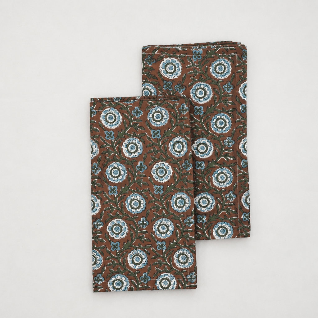Nolan Floral Booti Dinner Napkin
