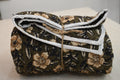 Andrea Ice Blue Floral Hand Block Print Cotton Quilt