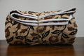 Rust & Navy Mughal Floral Hand Block Print Cotton Quilt