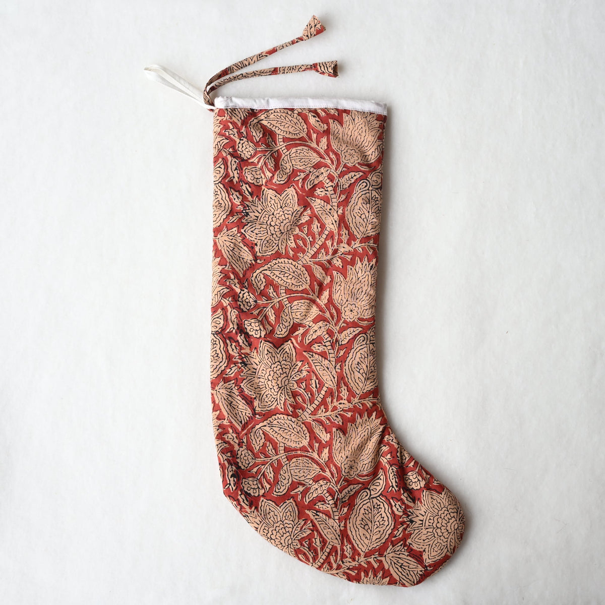 Rustic Floral Holiday Stocking