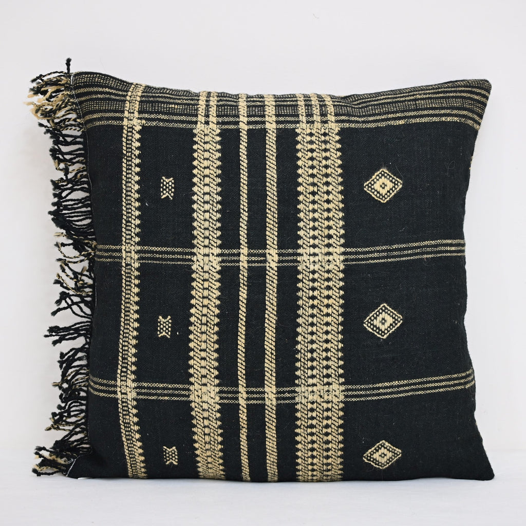 Zachary Textured Tribal Cushion