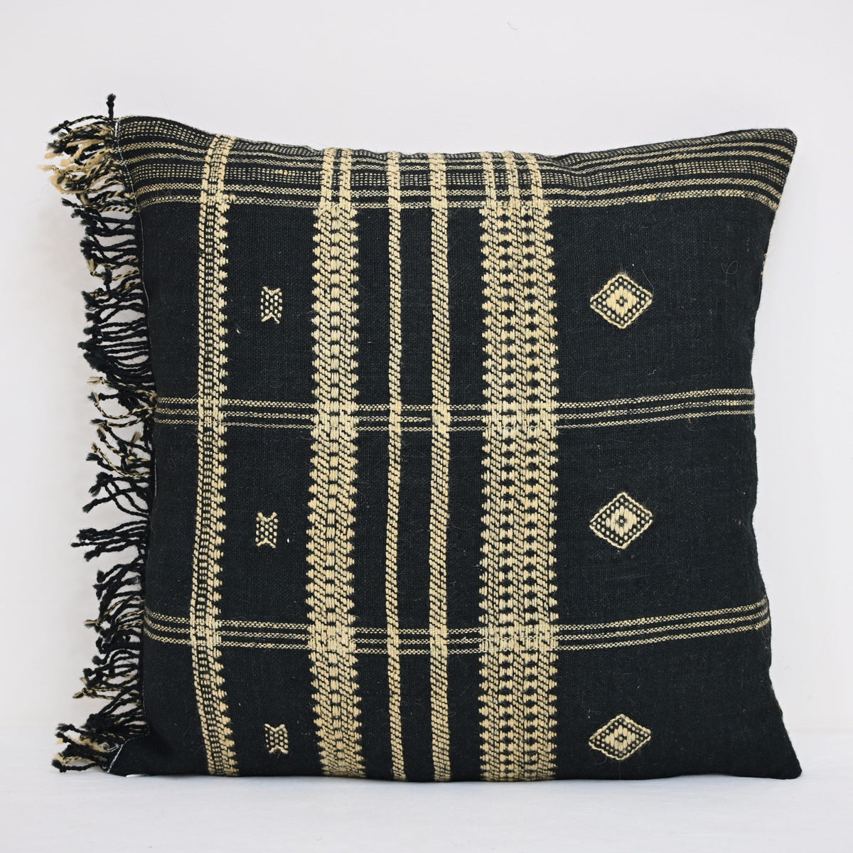 Zachary Textured Tribal Cushion