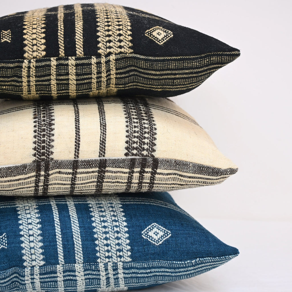 Zachary Textured Tribal Cushion