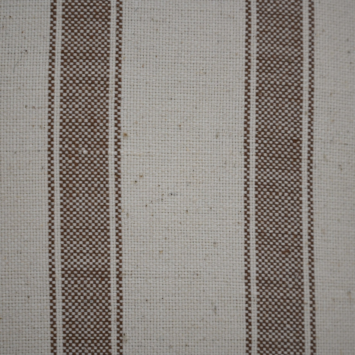 Maverick Rustic Cocoa Stripe Cushion