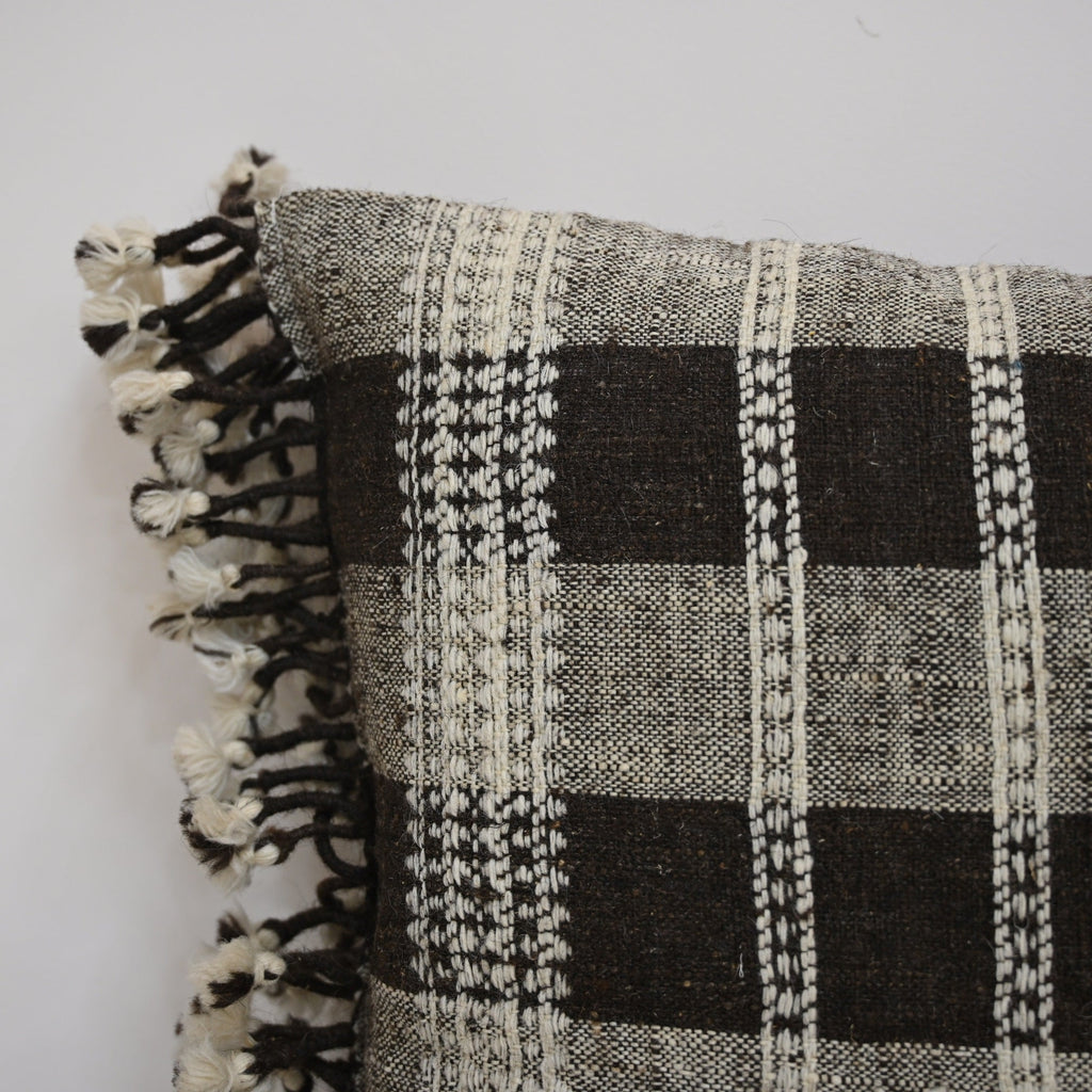 Wesley Rustic Checkered Accent Cushion