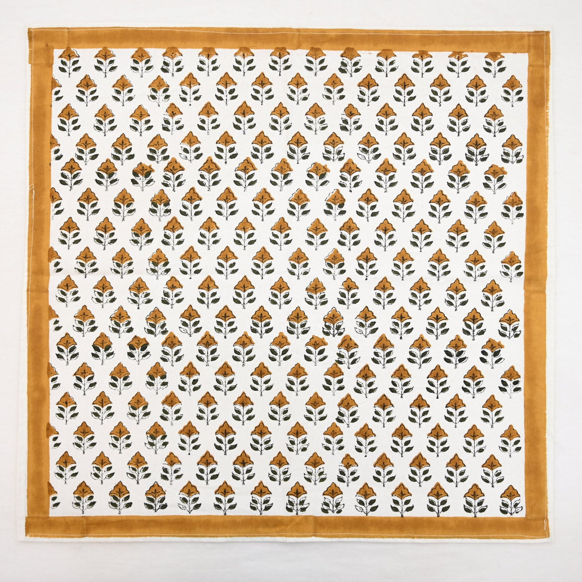 Vintage Amber Floral Table Napkin
