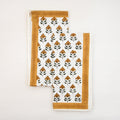 Vintage Amber Floral Table Napkin