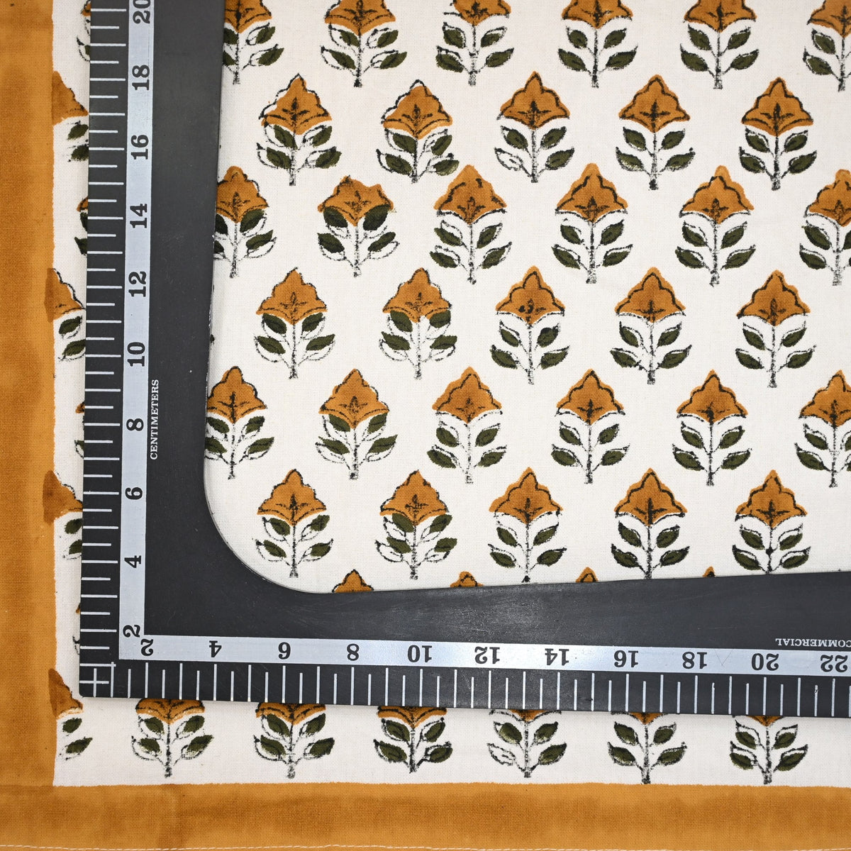 Vintage Amber Floral Table Napkin