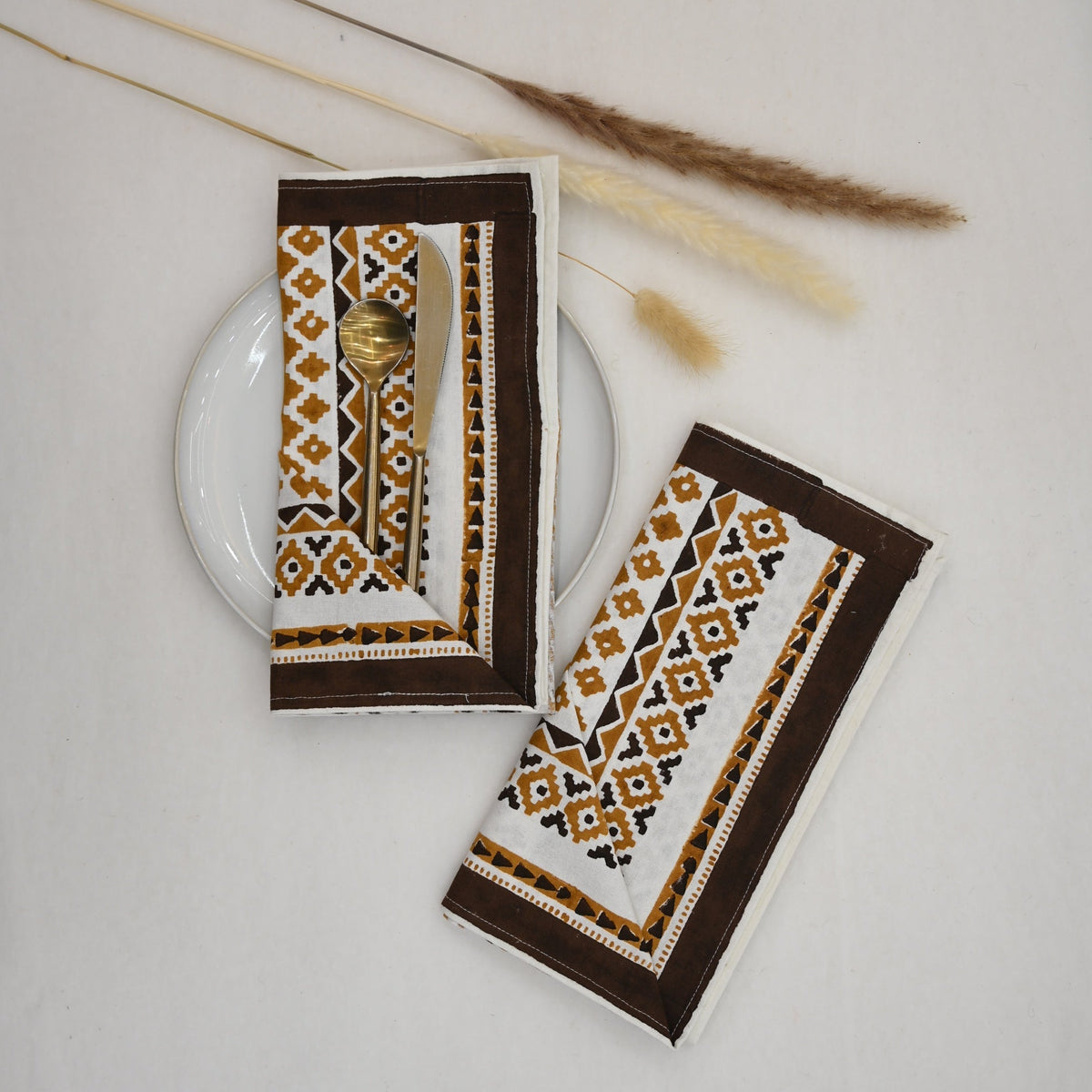 Tribal Pattern Cotton Table Napkin