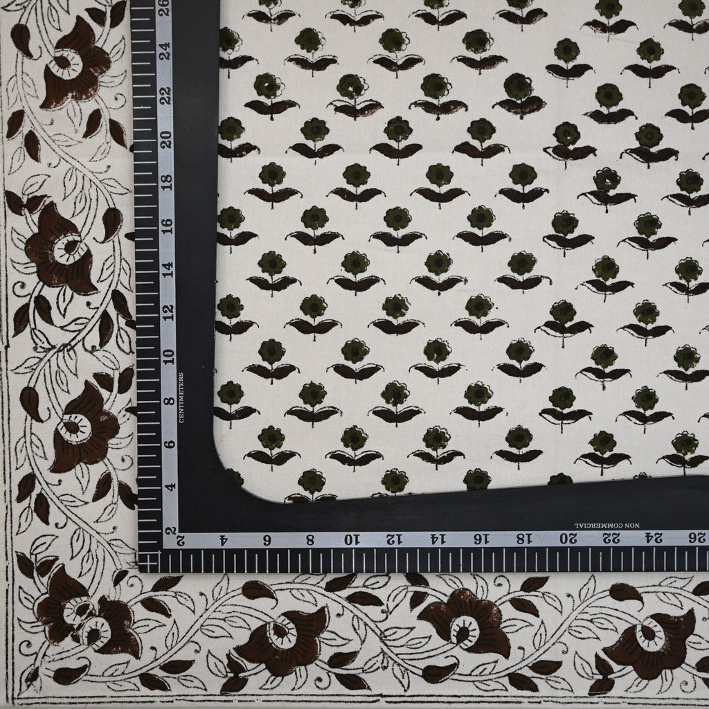 Espresso Floral Trail Cloth Napkin