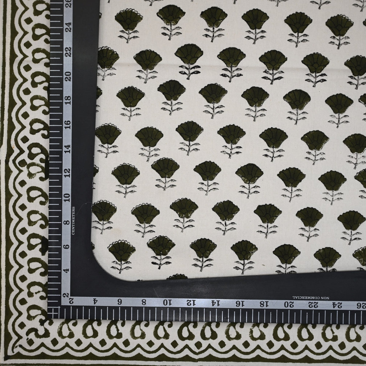 Vintage Sage Paisley Cloth Napkin