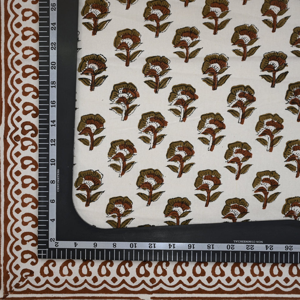Chestnut Floral Paisley Dinner Napkin