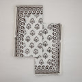Blackish Brown Motif Dinner Napkin