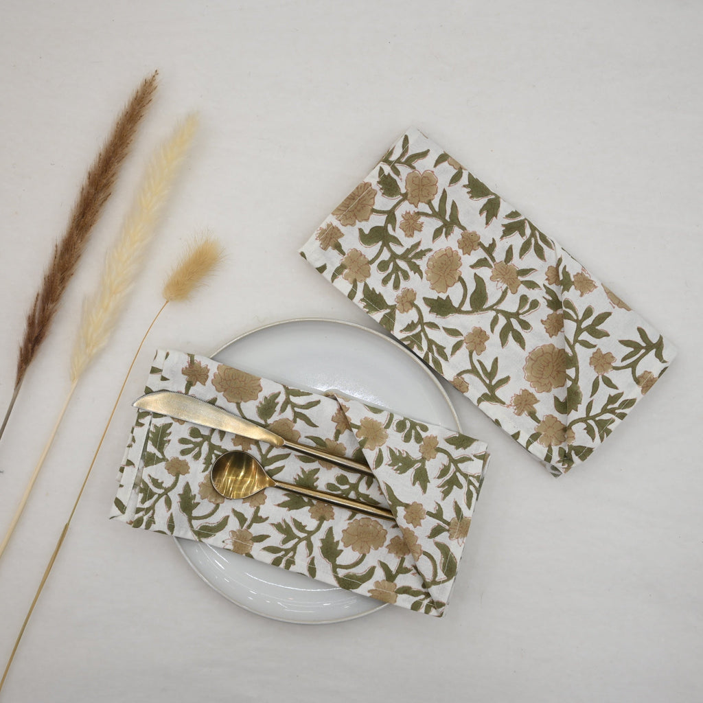 Moss Meadow Cotton Napkin