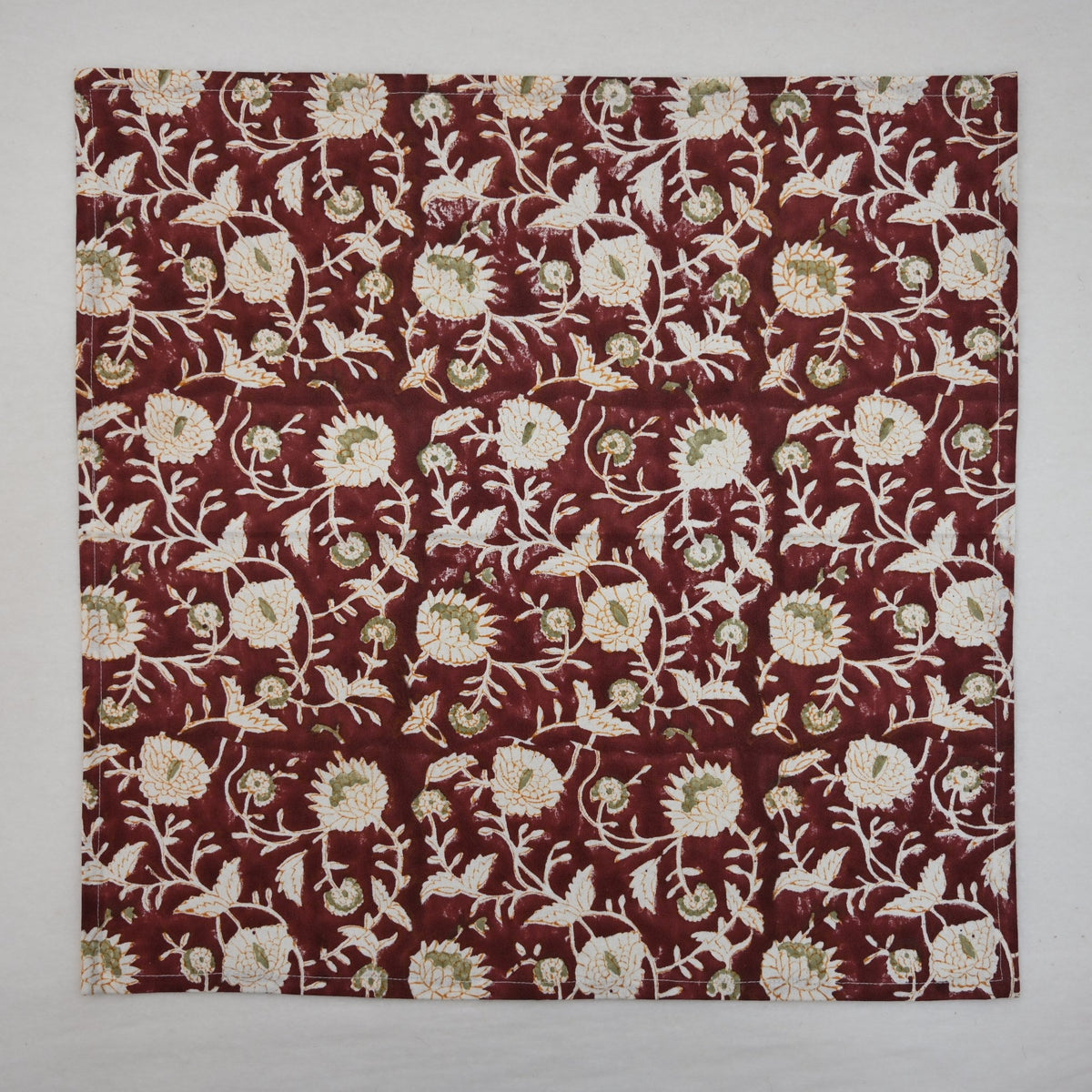 Merlot Floral Vine Table Napkin