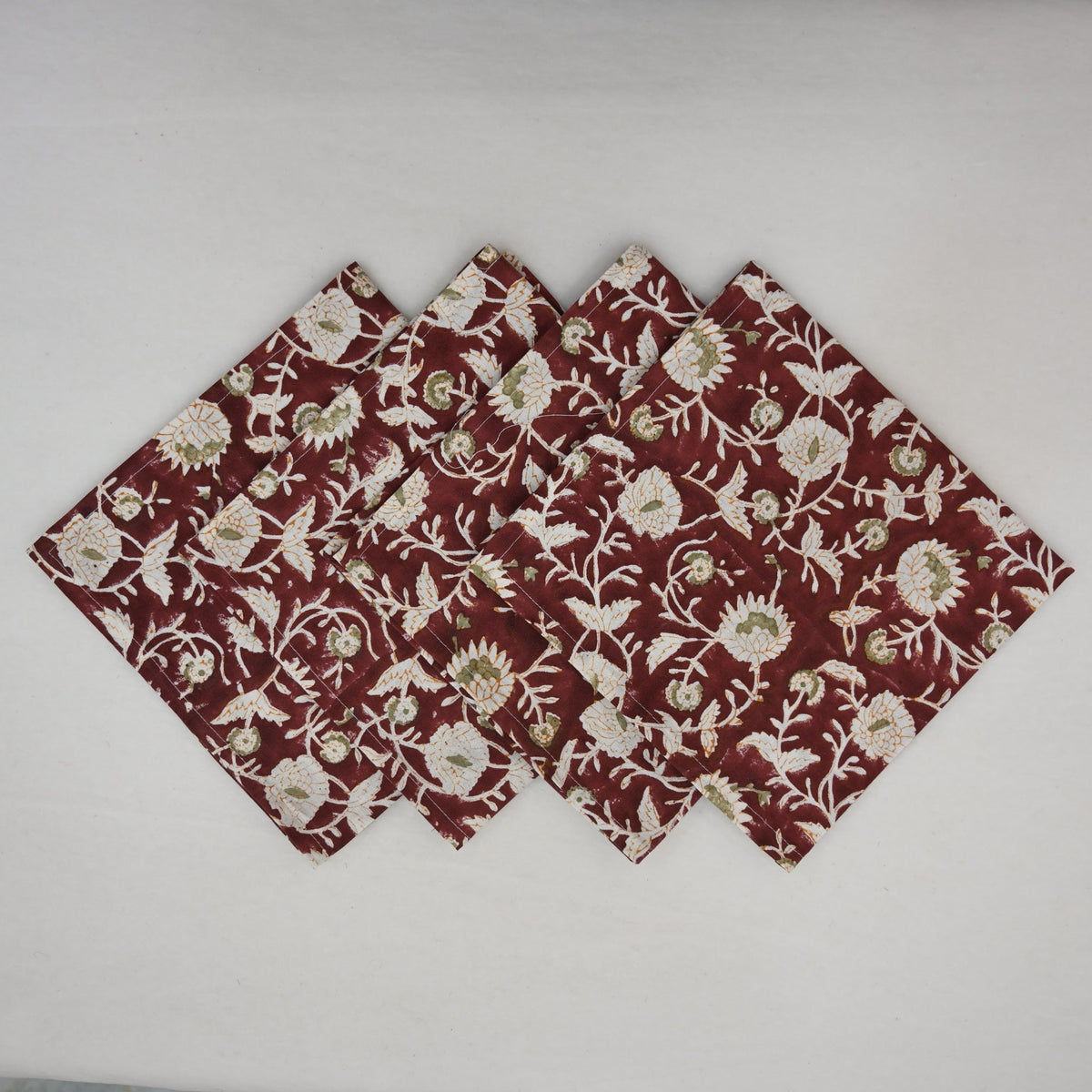 Merlot Floral Vine Table Napkin
