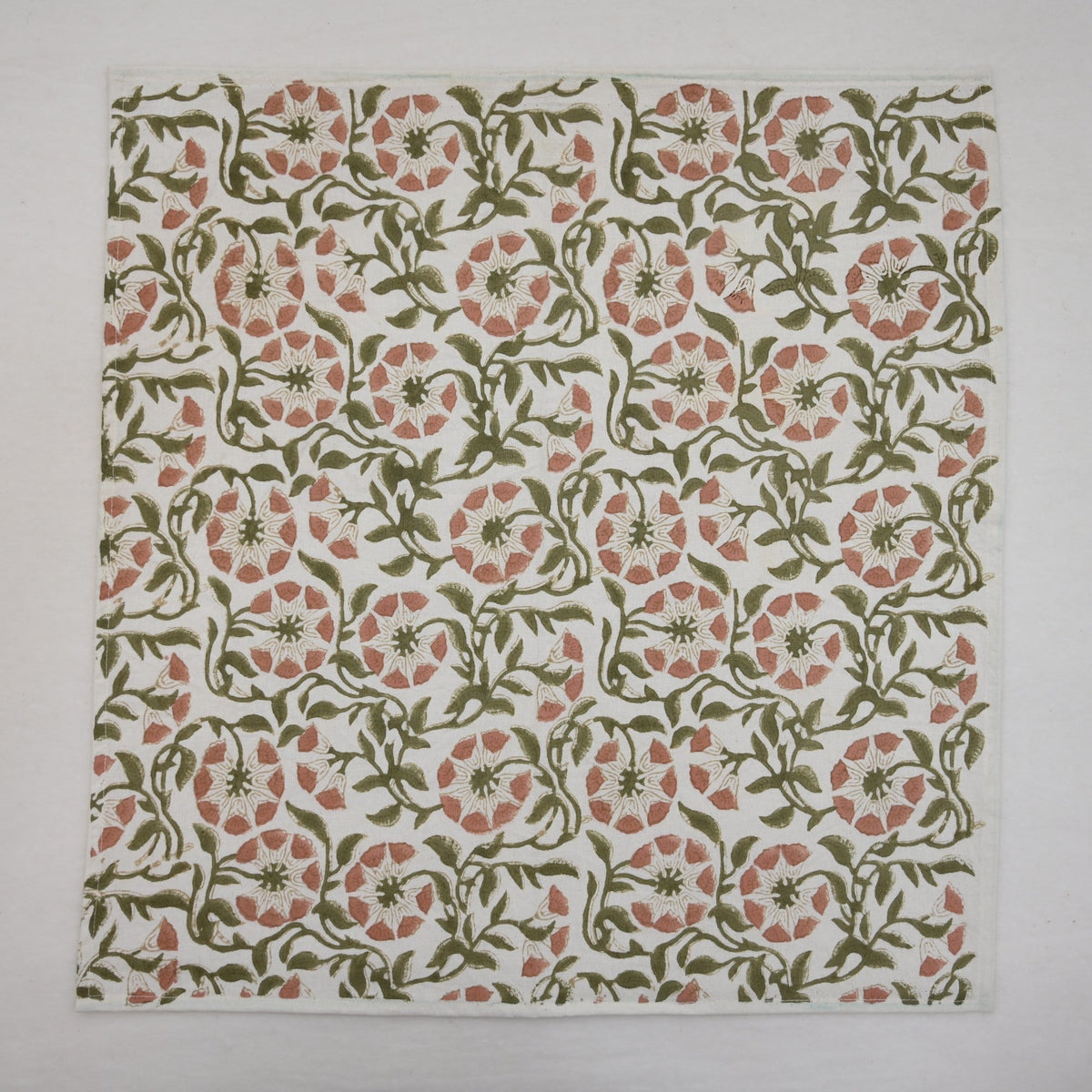 Blush Cottagecore Floral Dinner Napkin