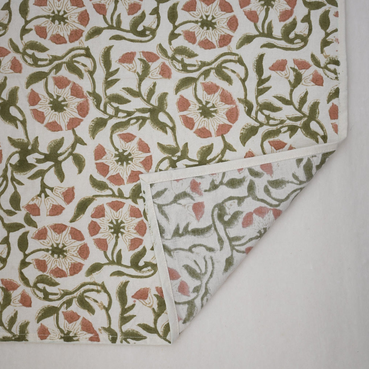 Blush Cottagecore Floral Dinner Napkin
