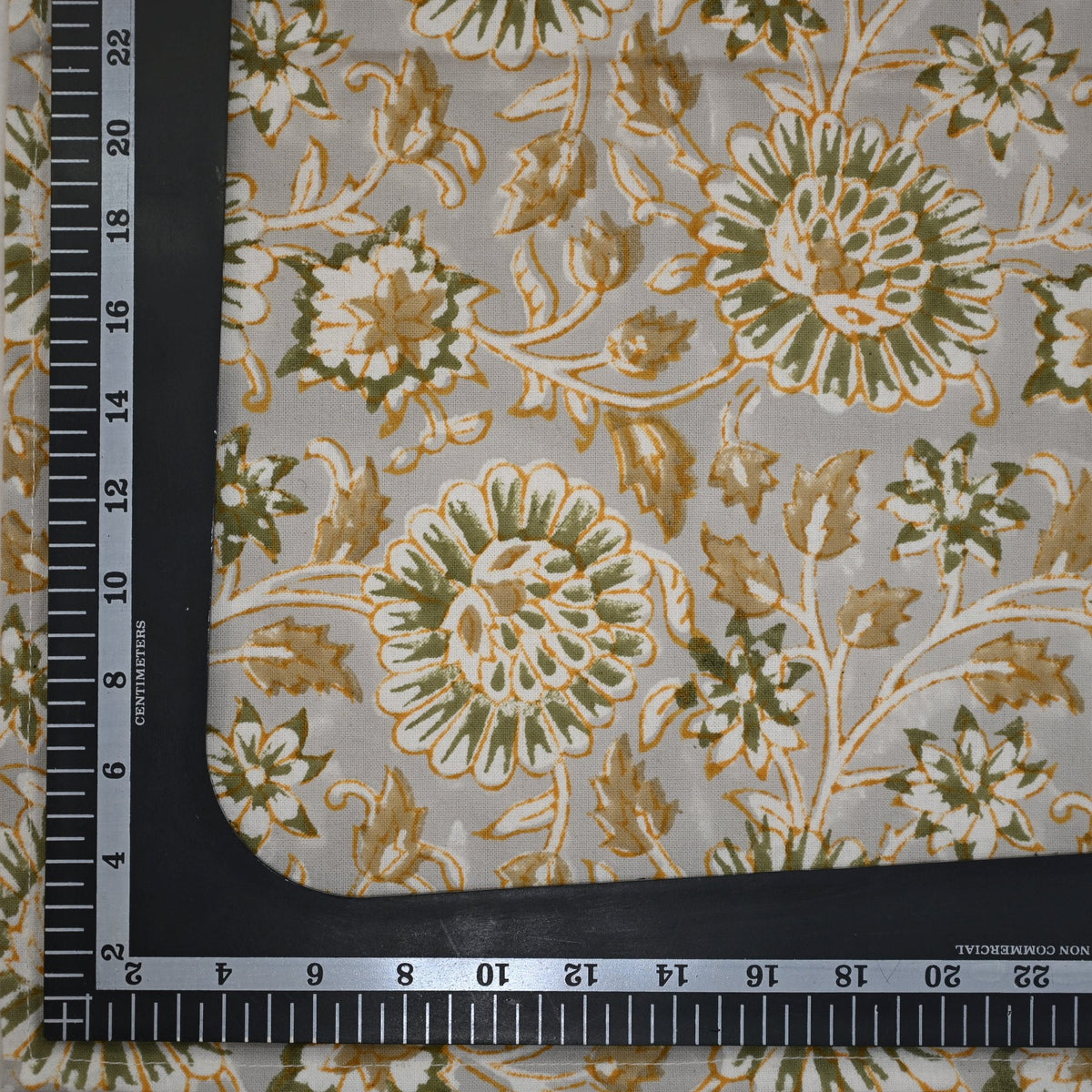 Slate Botanical Cotton Dinner Napkin