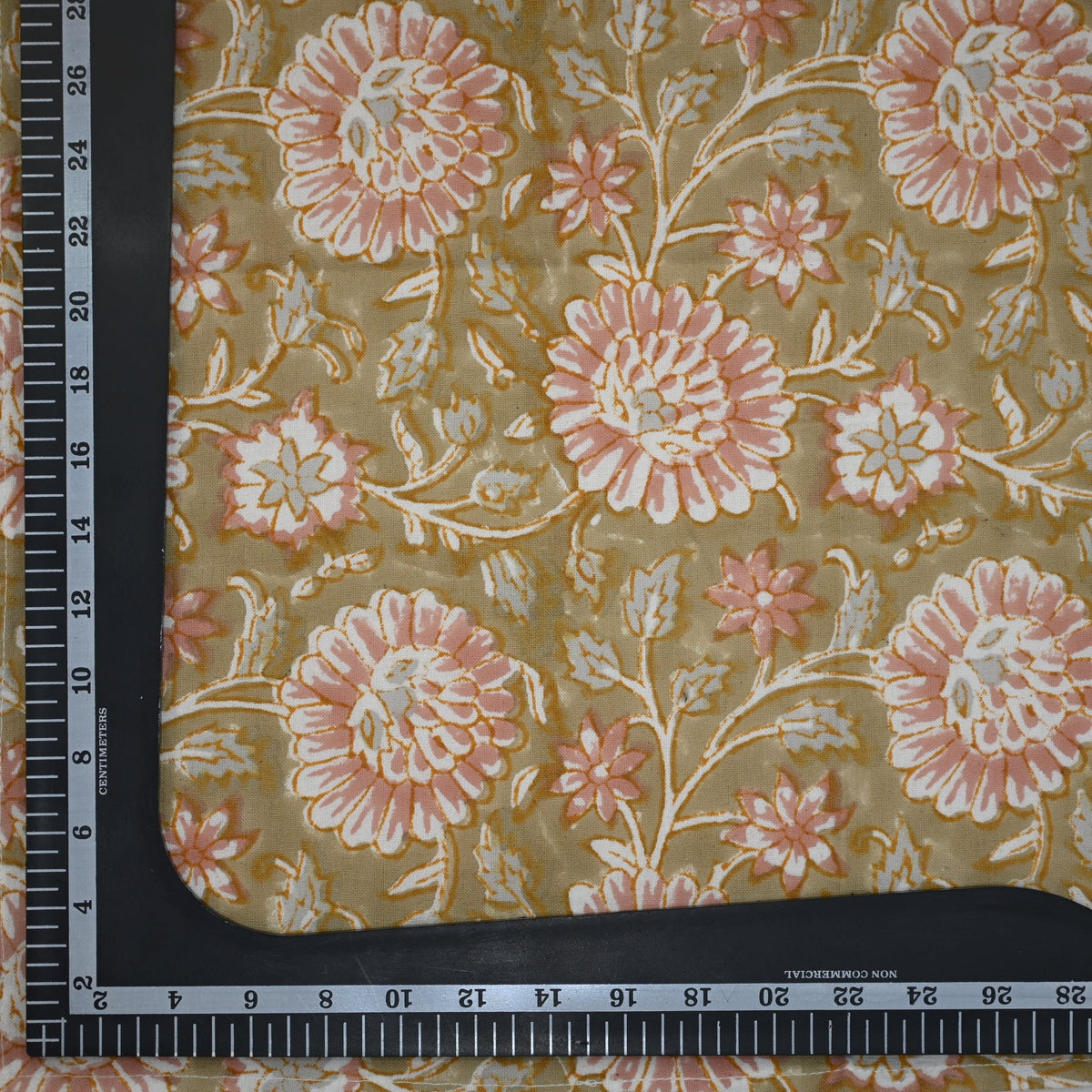 Taupe Botanical Floral Dinner Napkin