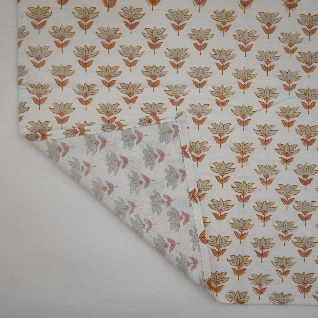Minimal Floral Booti Dinner Napkin