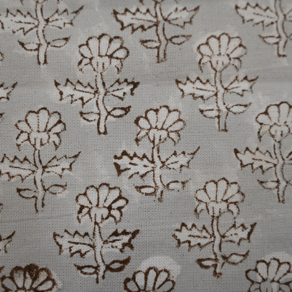 Espresso Floral Cloth Napkin