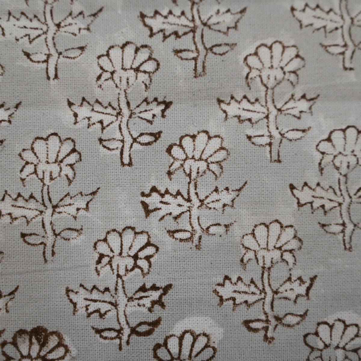 Espresso Floral Cloth Napkin
