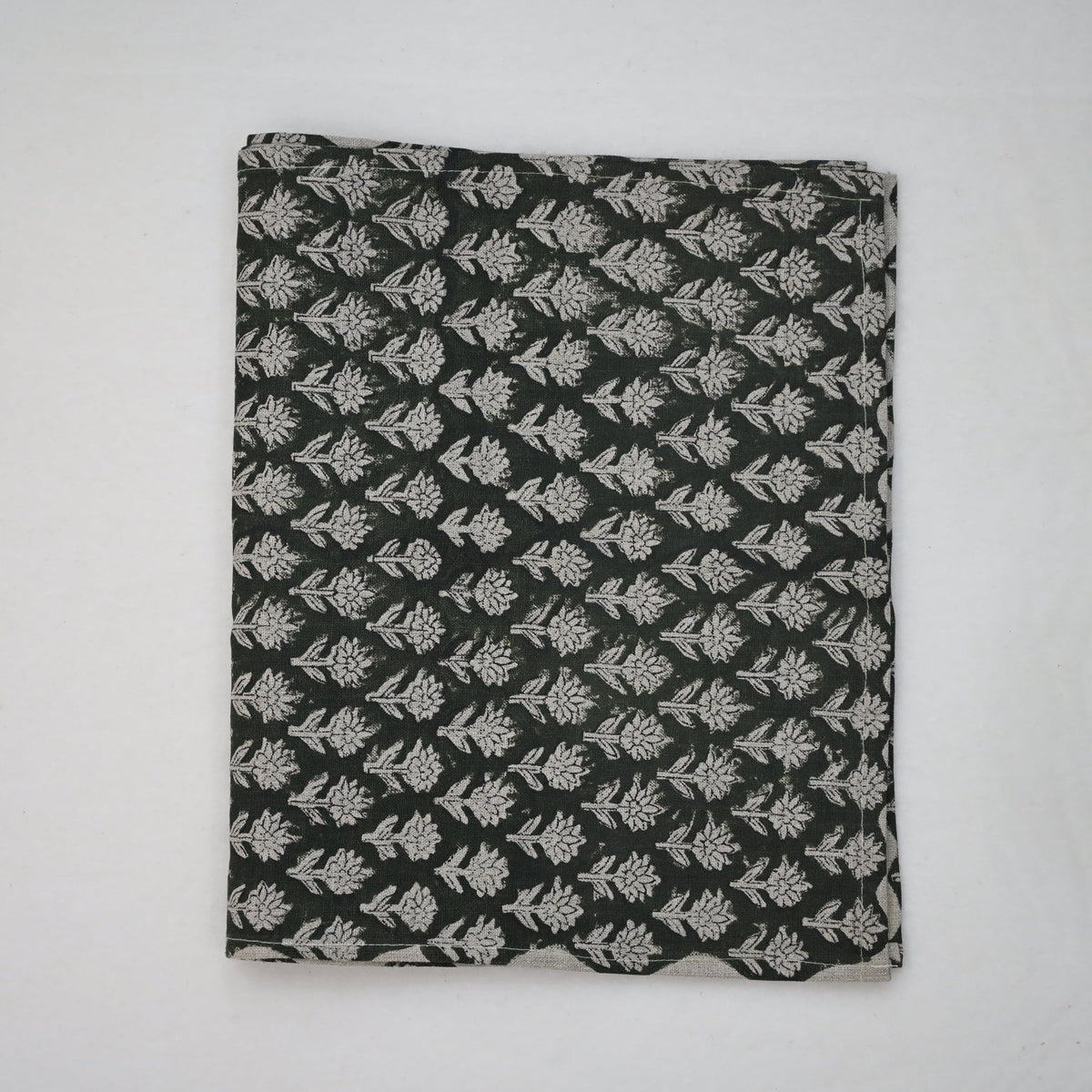 Arova Charcoal Cotton Table Runner
