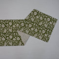 Leron Olive Cotton Table Runner