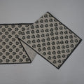 Nevle Black Cotton Table Runner