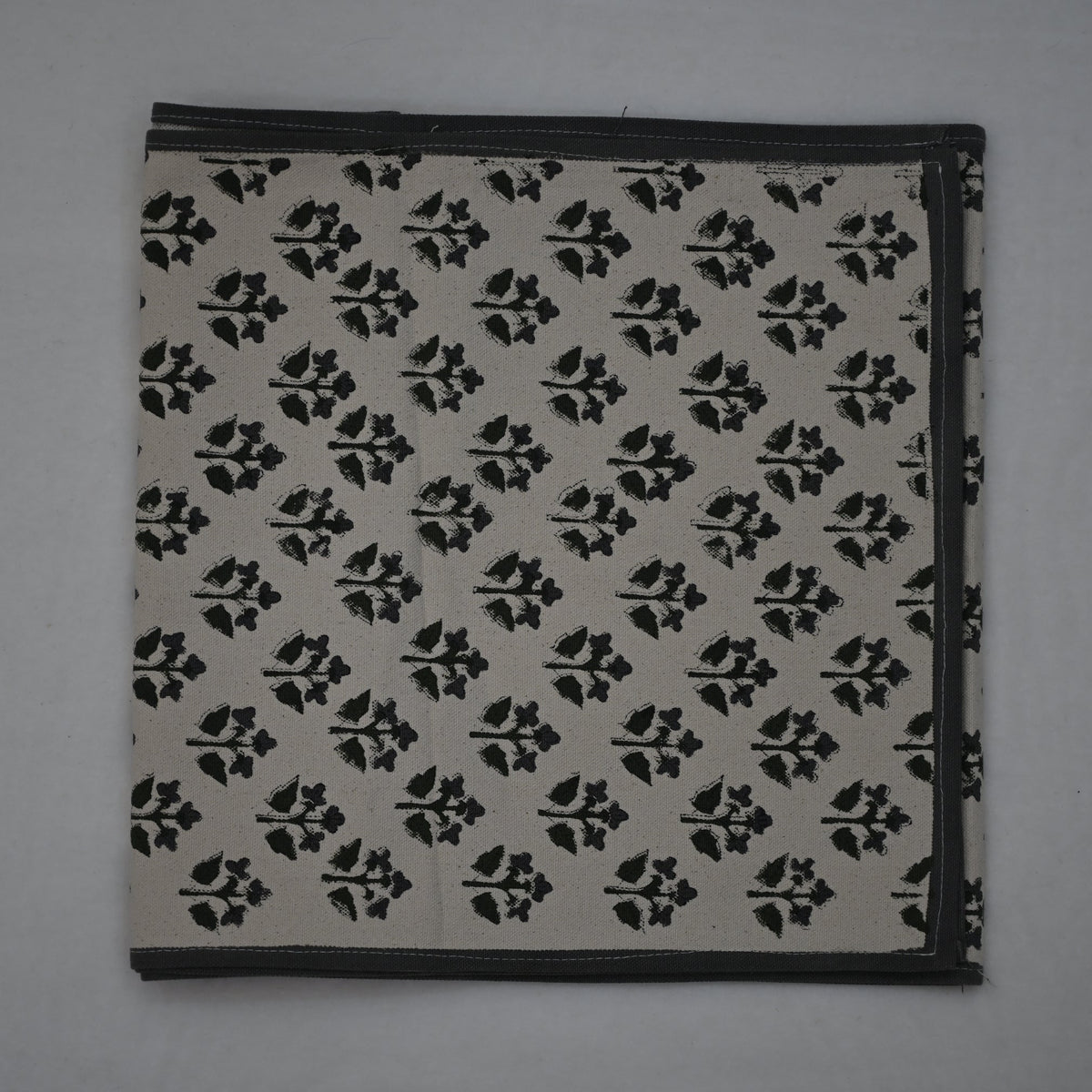 Nevle Black Cotton Table Runner